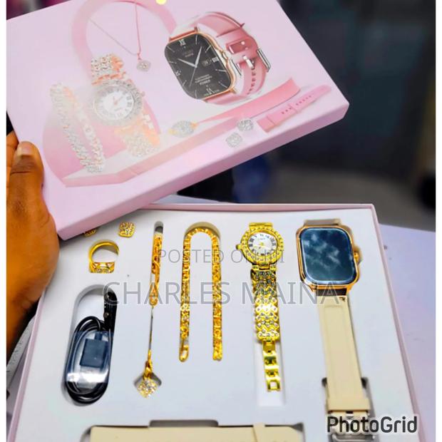 *A58 Plus Smart Watch Plus Bracelet Combo Set*