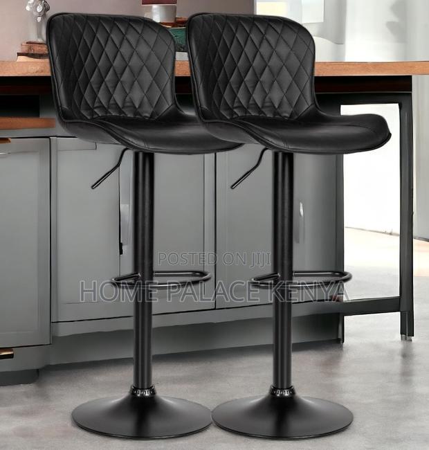 Bar Stool: Elegant Pu Leather Adjustable Bar Stool - thumbnail 7
