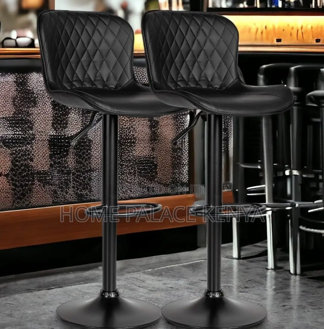 Bar Stool: Elegant Pu Leather Adjustable Bar Stool