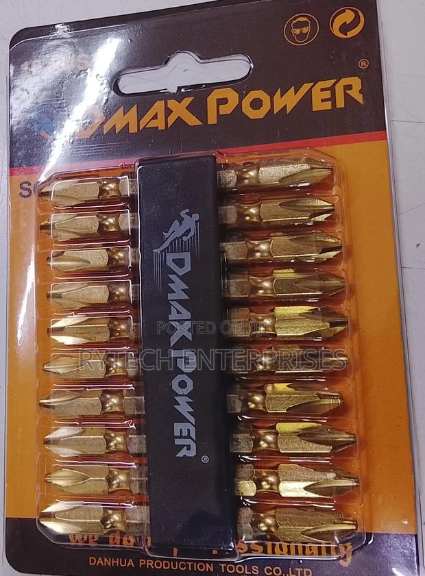 D Max Power Screw Driver Bit Set 10pcs - main view