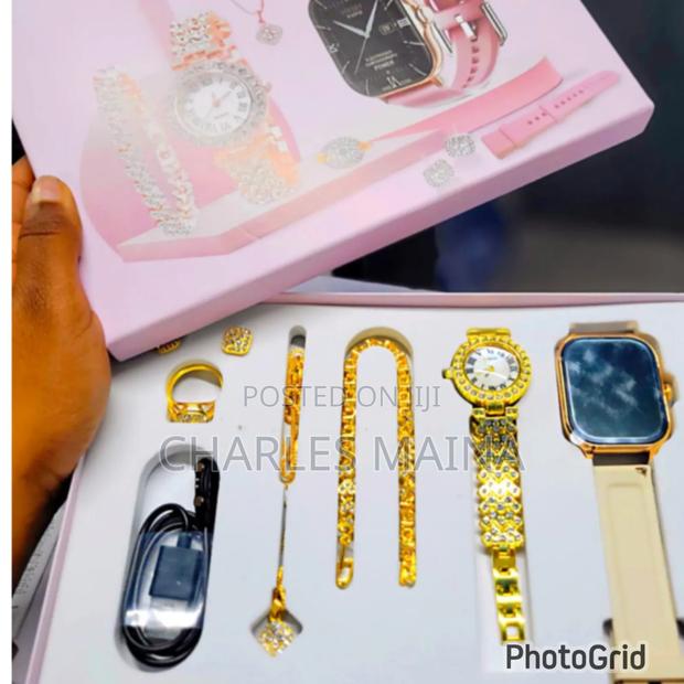 *A58 Plus Smart Watch Plus Bracelet Combo Set* - thumbnail 2