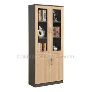 Office Cabinet: Wooden 2-Swing Door Document Cabinet