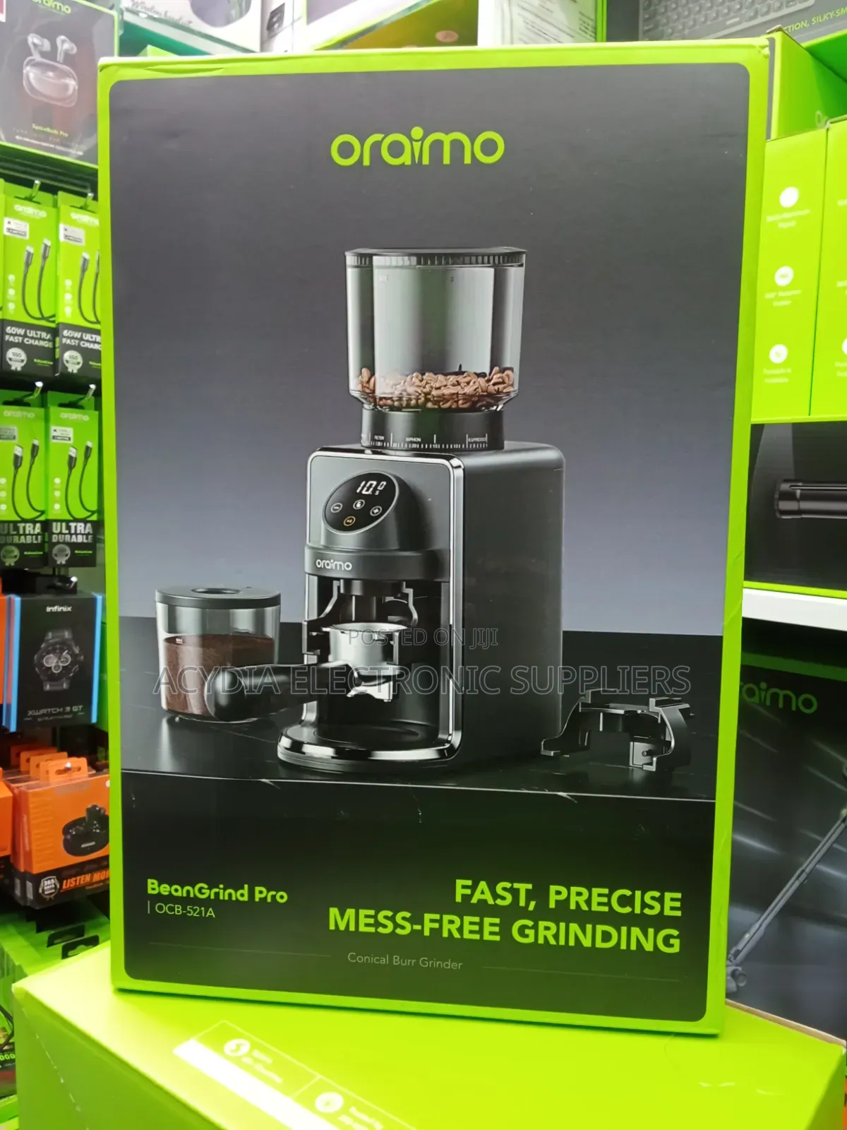 Oraimo Beangrind Pro Precision Smart Control Conical Burr Grinder