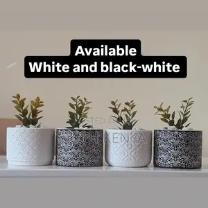 Flowerpots With Faux Plants