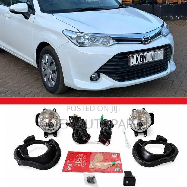 Fog Lamp Kit Toyota Axio Fielder 165 2015 - 2017 Black Cover