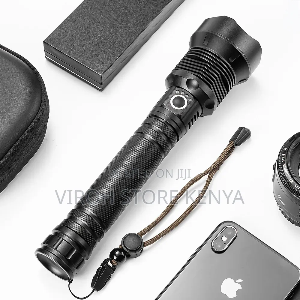 Security Guard Torch 3000 Lumens With Zoom P70 Military Grade Torch