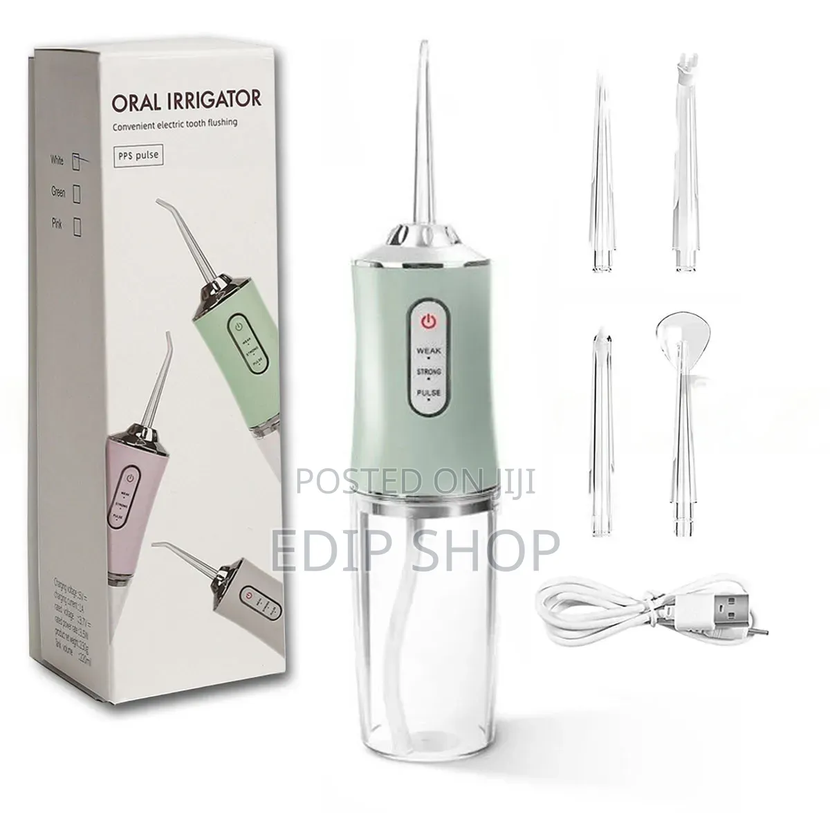 Portable Oral Irrigator.