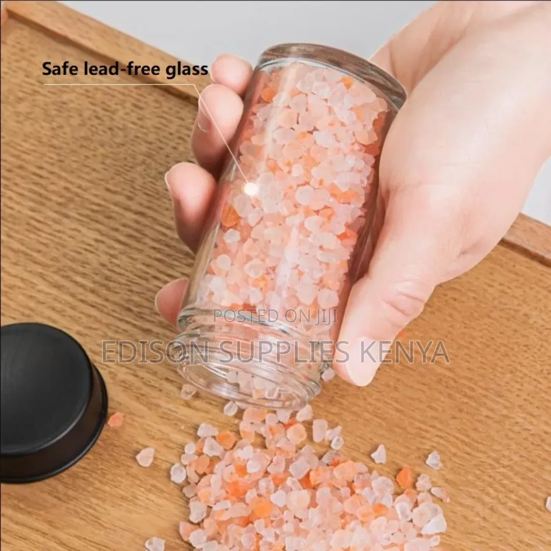 Rotating Spice Rack 360° Rotation With 18pcs Glass Jars
