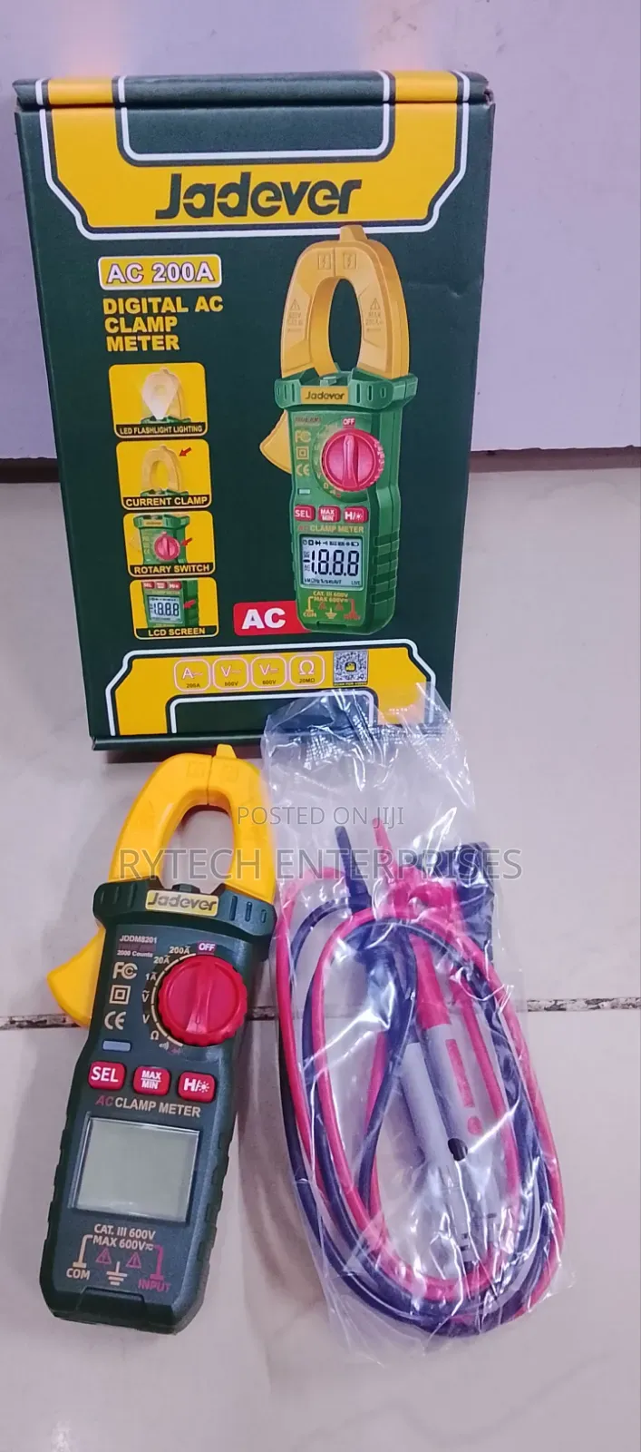 Jadever Digital Ac Clamp Meter