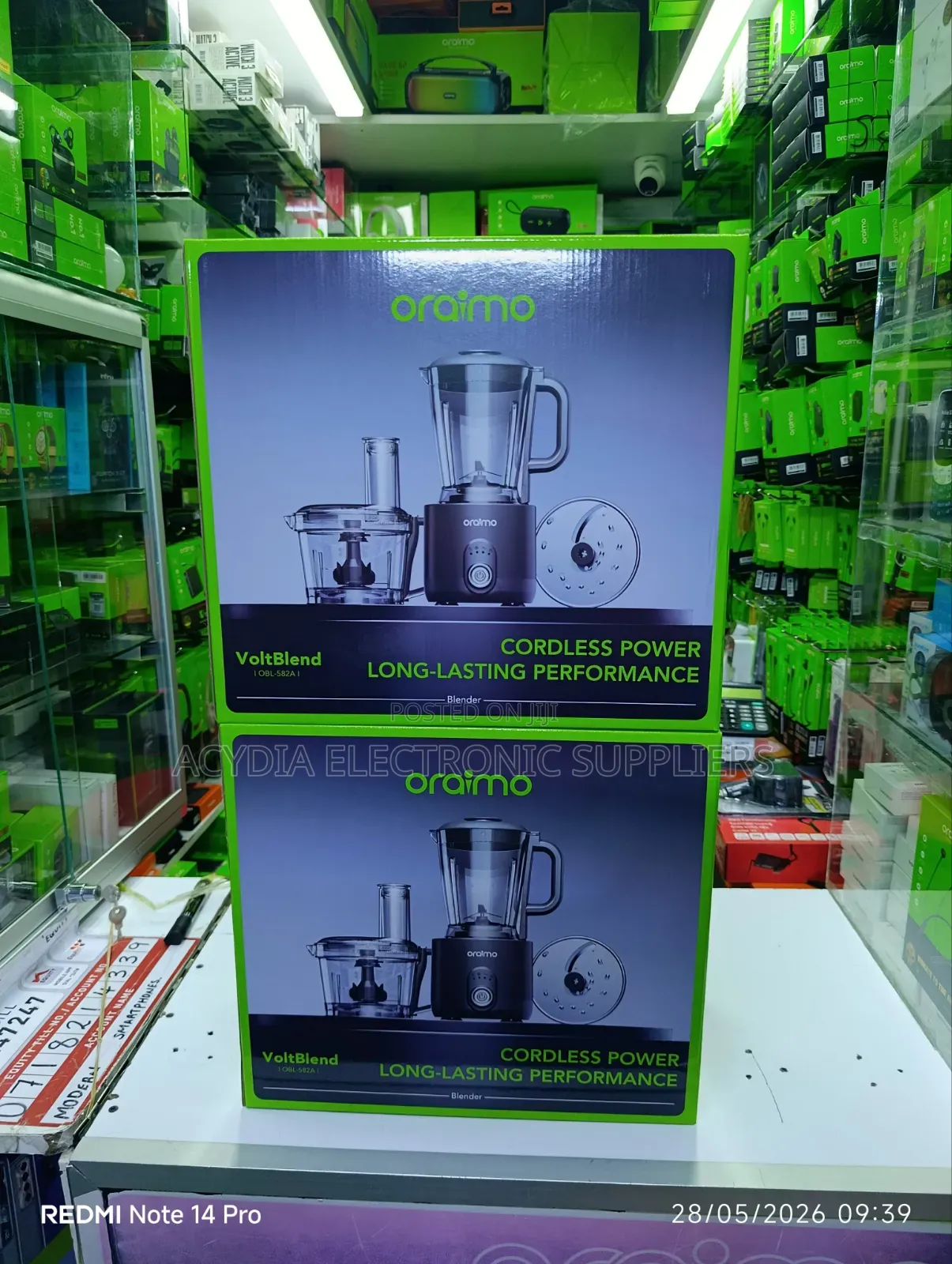 Oraimo Voltblend Powerful 3-in-1 Kitchen Blender Grinder