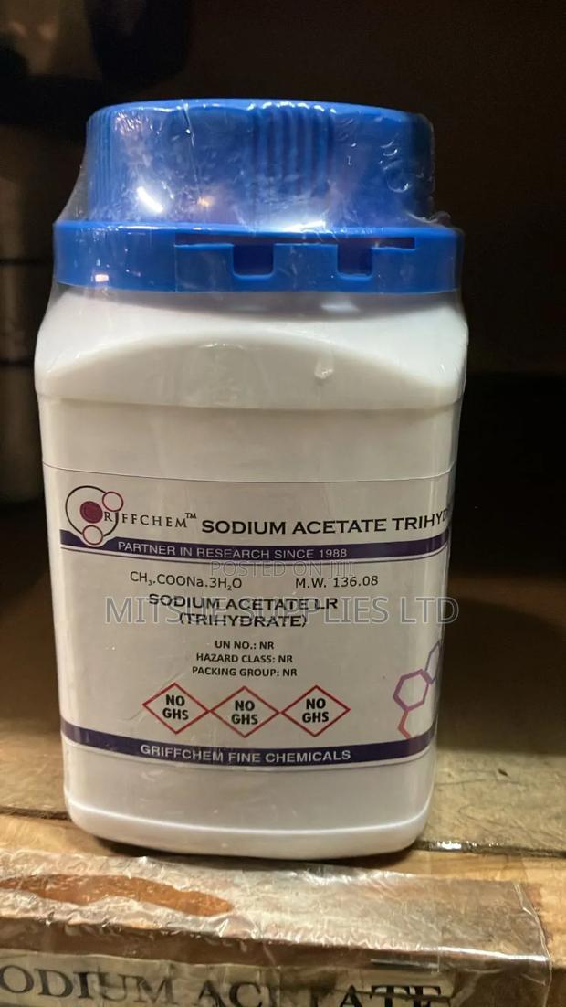 Sodium Acetate Trihydrate 500g Griffchem - main view