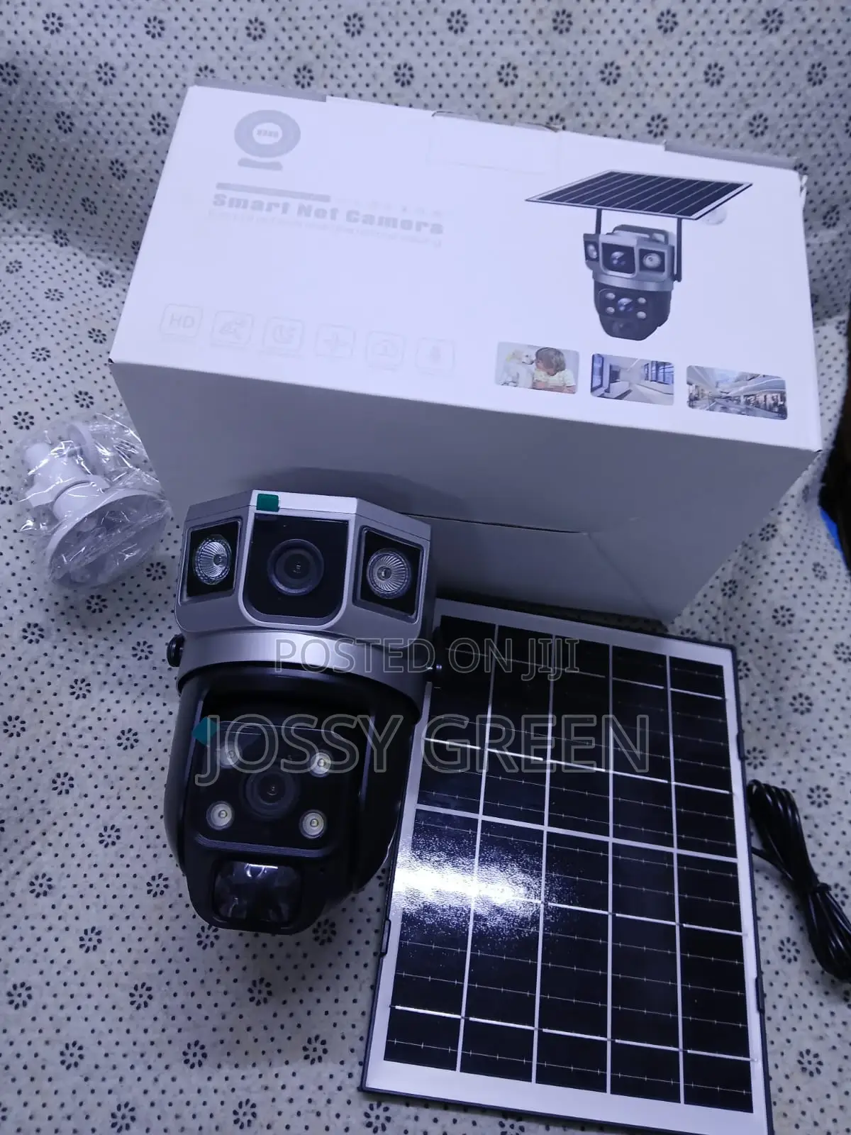 4mp Ptz Dual Lens Wifi Solar Camerawith 2way Audio Outdoor Camera