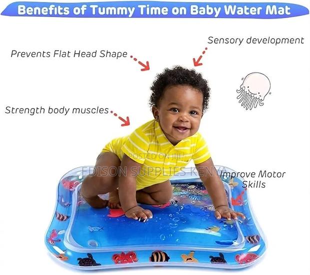 Inflatable Baby Water Mat Tummy Time Premium Toy For Infants - thumbnail 2