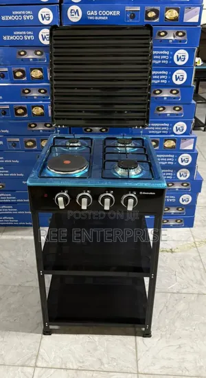 3gas +1electric Electromate Standing Cooker With Shelves