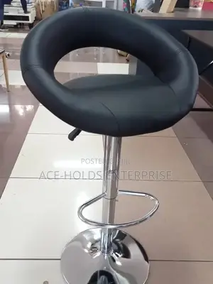 Leather Touch Finish Modern Adjustable Bar Stool