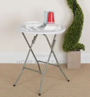 Folding Table: Outdoor Round Banquet Plastic Portable Table