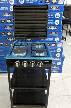 Electromate 3+1 Standing Gas Cooker With Shelves
