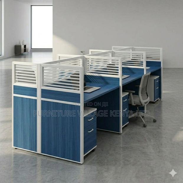Office Workstation: Modular Six-Person Office Workstation. - thumbnail 7