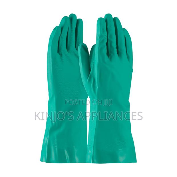 Nitrile Gloves Green - main view