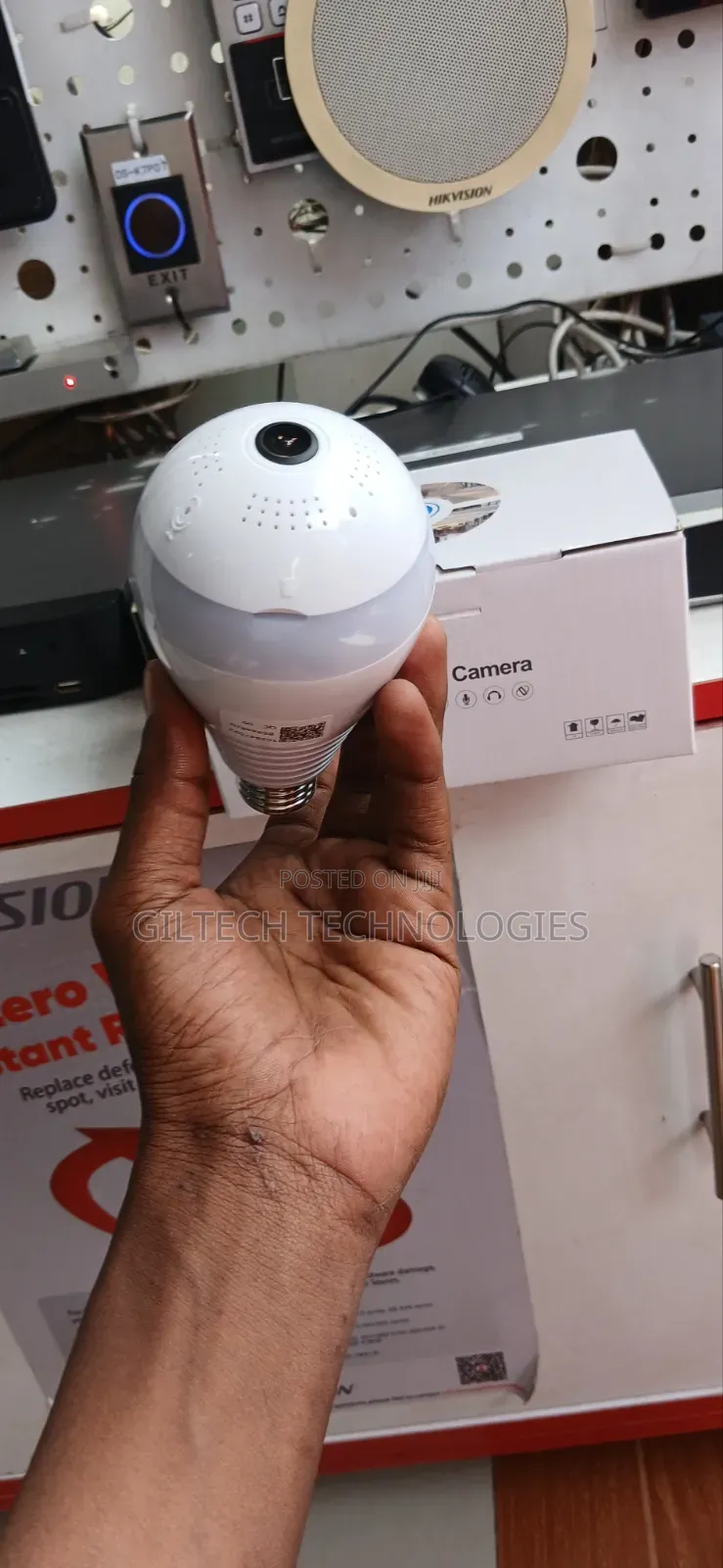 Wifi Light Bulb CCTV Camera
