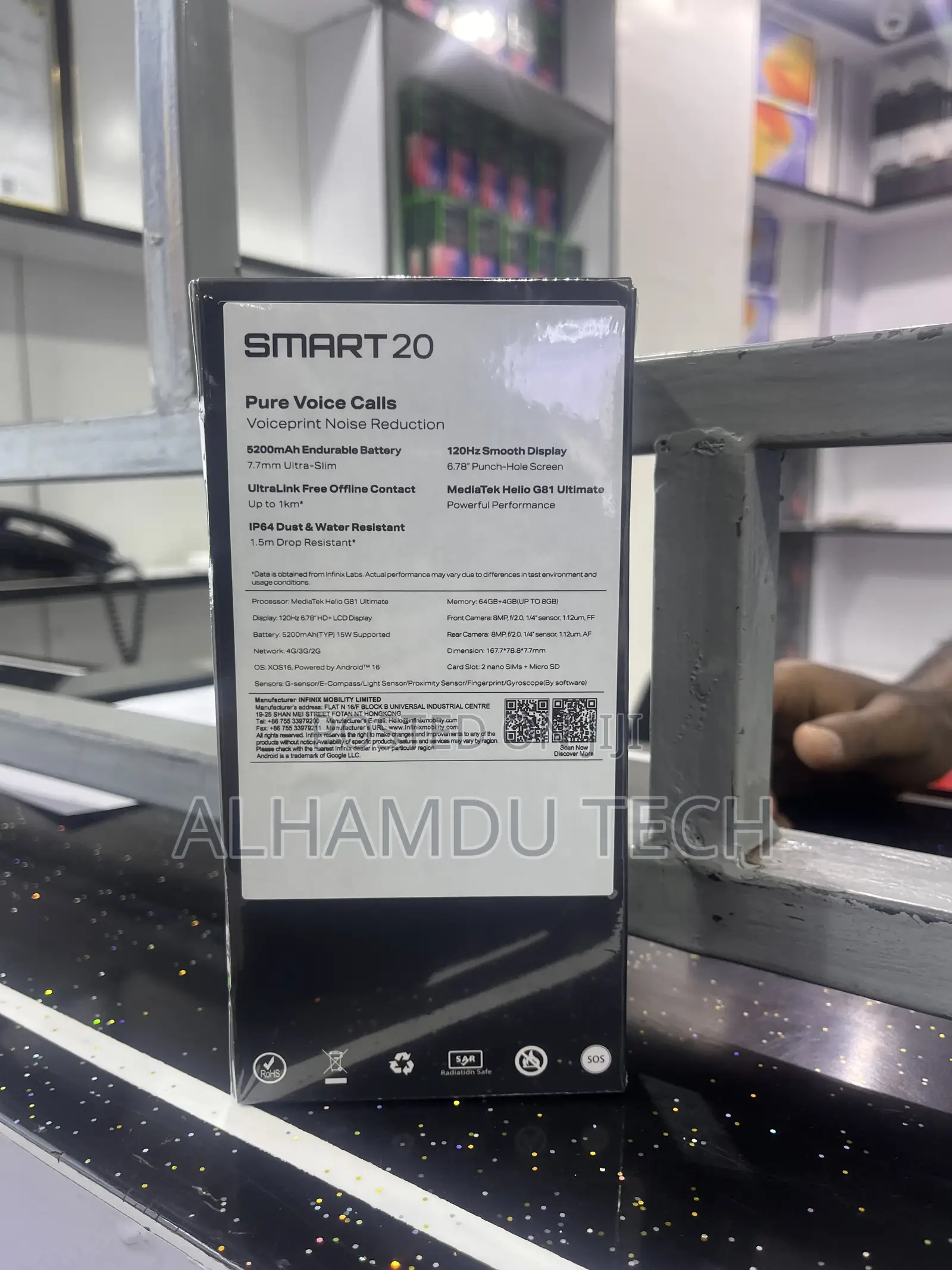 New Infinix Smart 20 64 GB Blue