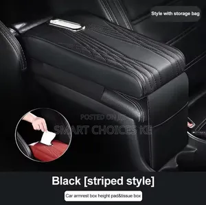 Quality Leather Car ArmrestHas Serviete Dispenser