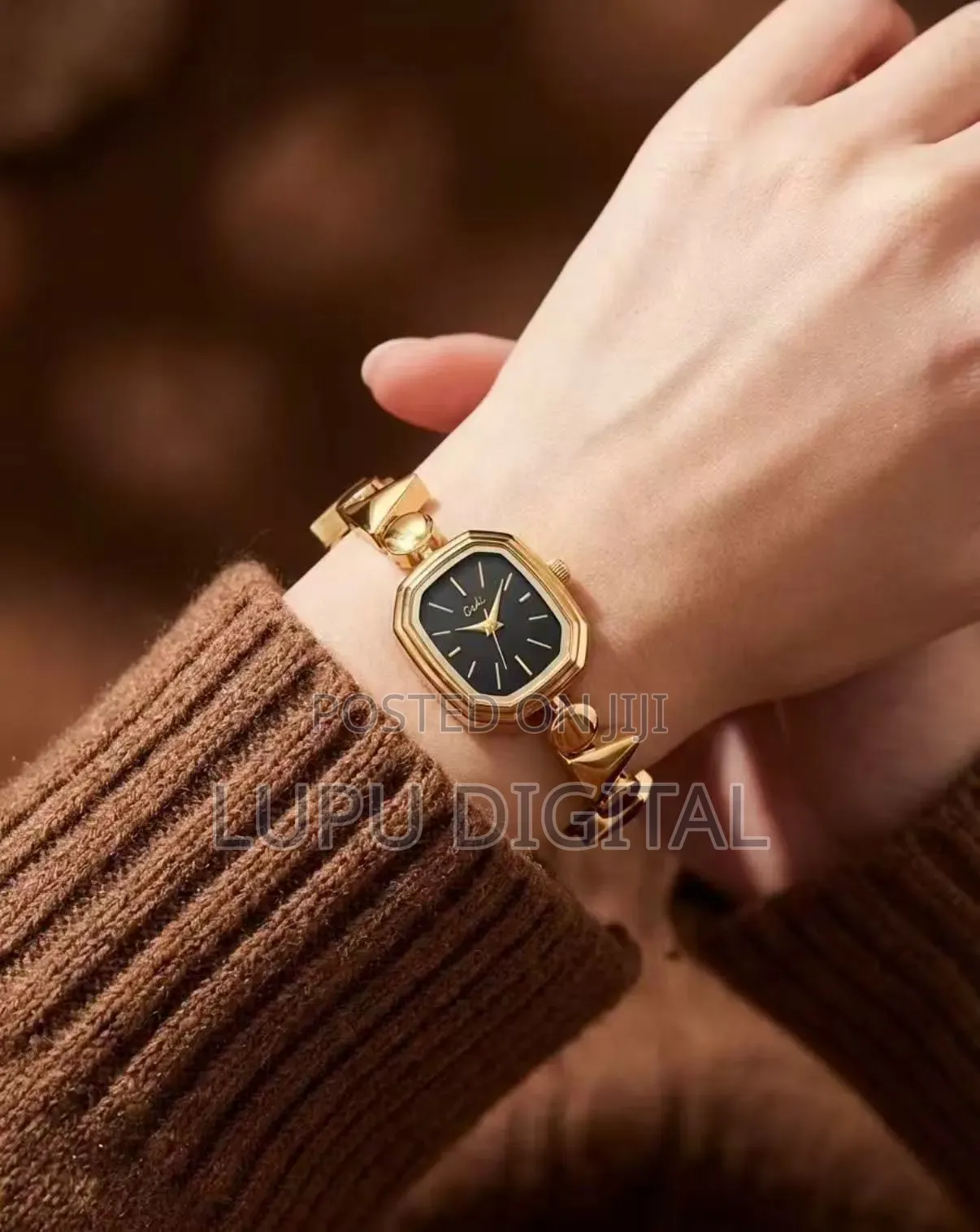 Ip Plated Steel Finish Gedi Ladies Watch