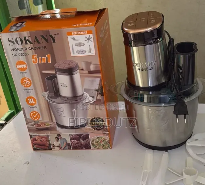 Sokany 3ltrs Chopper/Food Processor