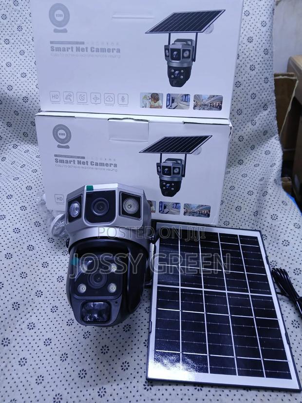 Outdoor Wifi Camera 2lens With Automatic Alert With Motion Detection - main view