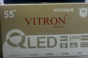 Vitron 55 Inches Qled Tv With Bluetooth and Youtube