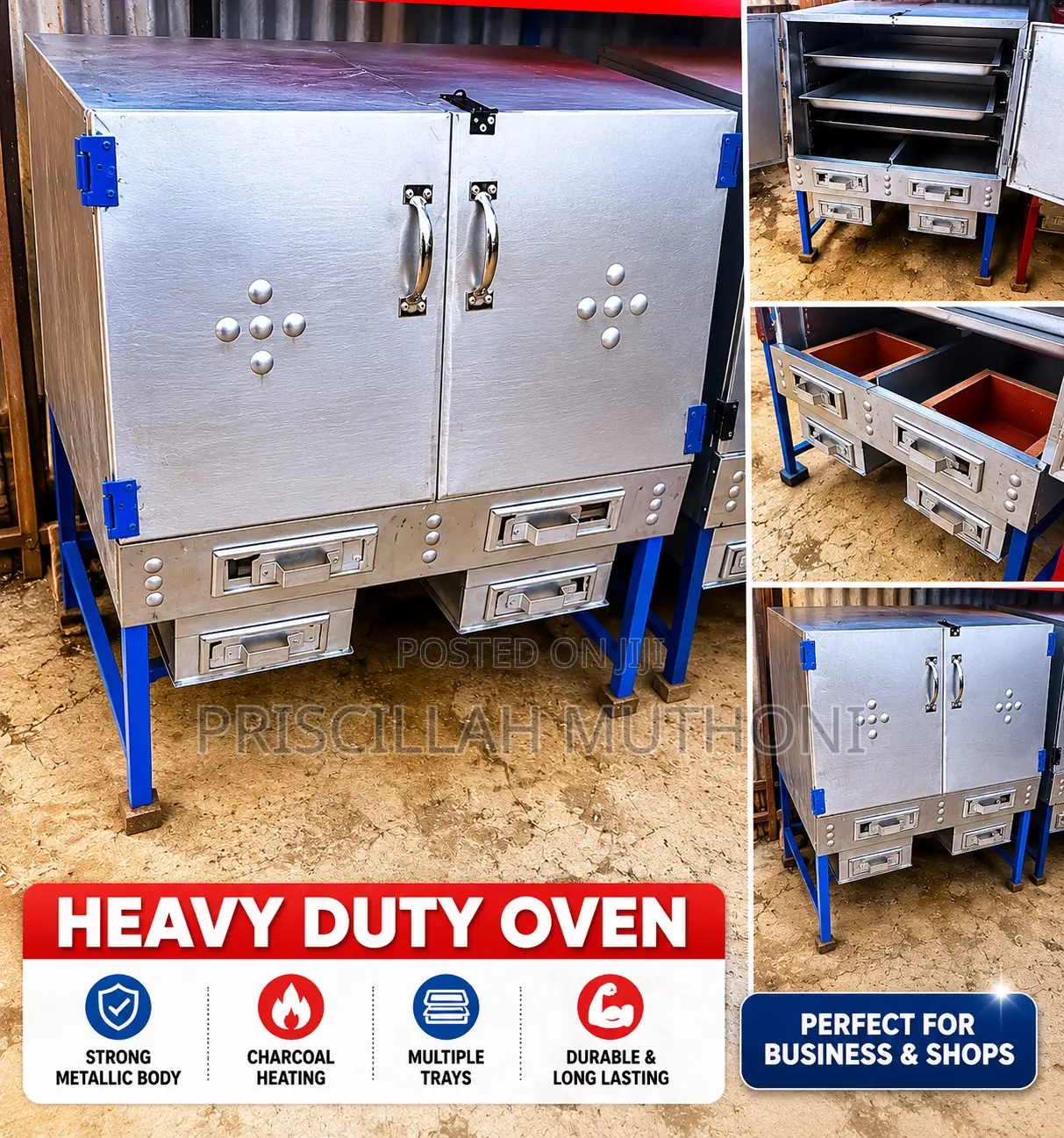 Heavy Duty Charcoal Oven