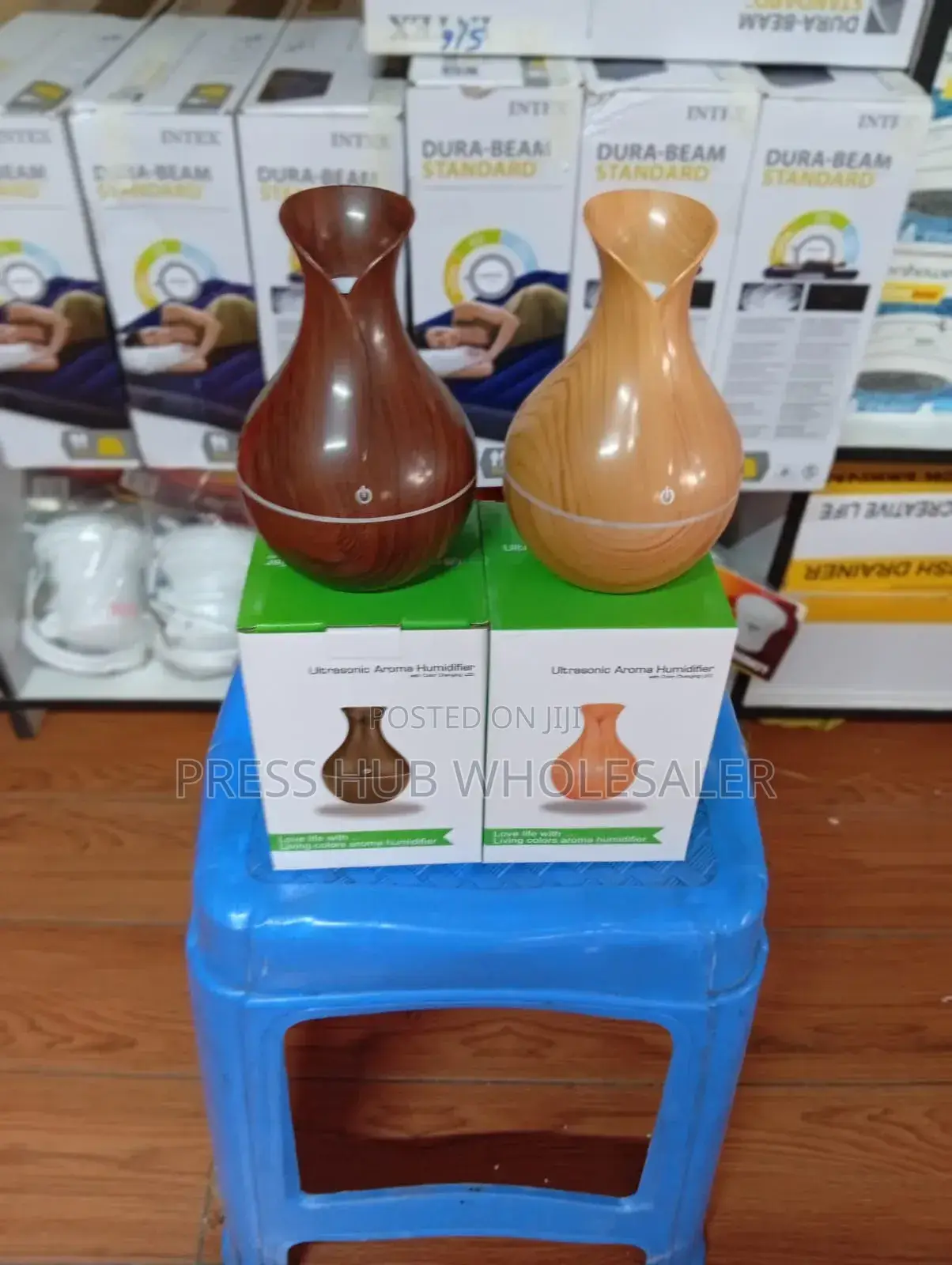 Ultrasonic Aroma Humidifier With Colorful Led Lights
