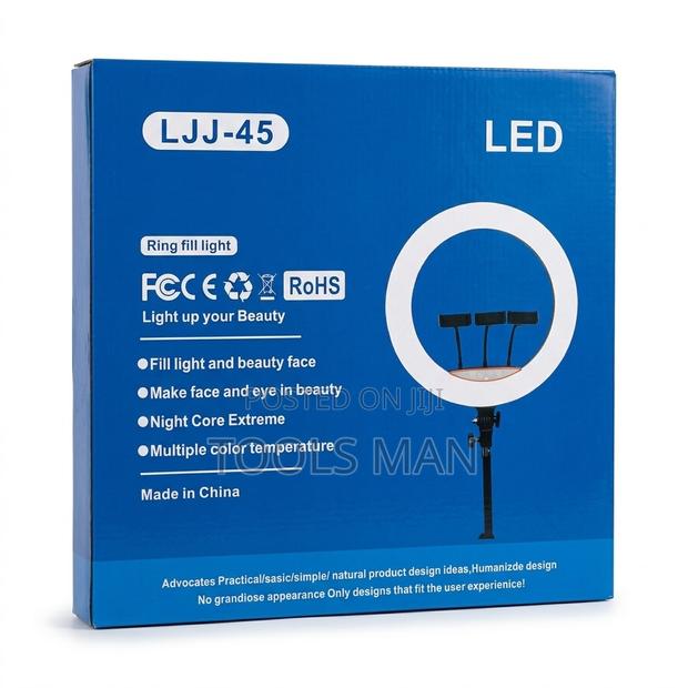 18" Professional Led Ring Light-Dimmable,Phone Holders Stand LJJ-45