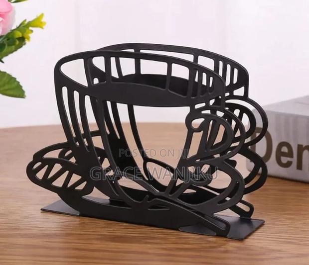 Metallic Serviette Holder *