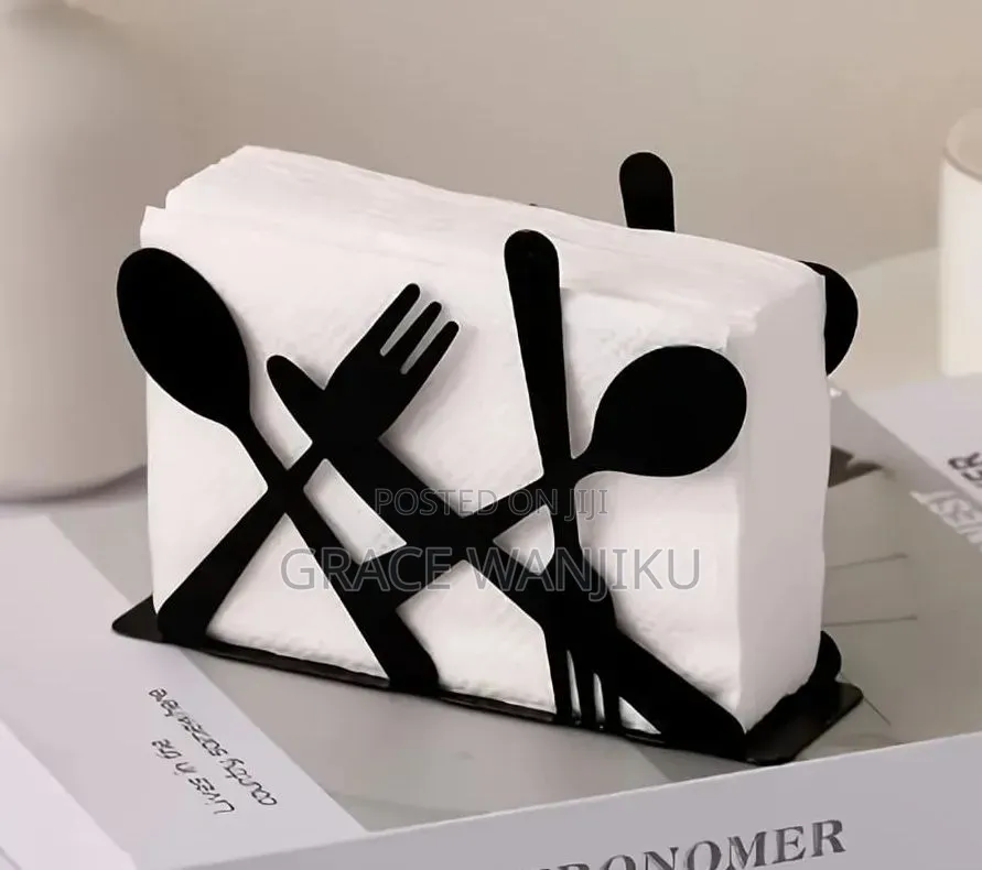 Metallic Serviette Holder *