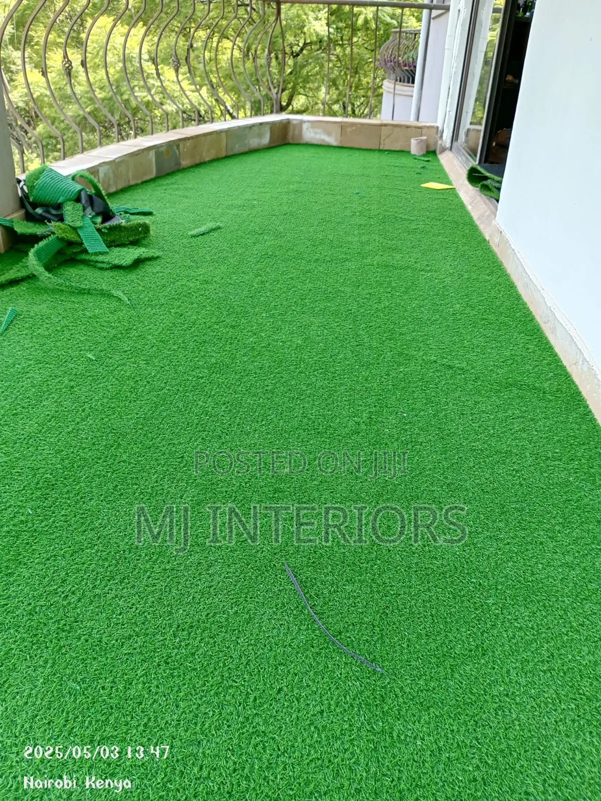 Stylish Artificial Turf Flooring for Rooftop Garden Spaces