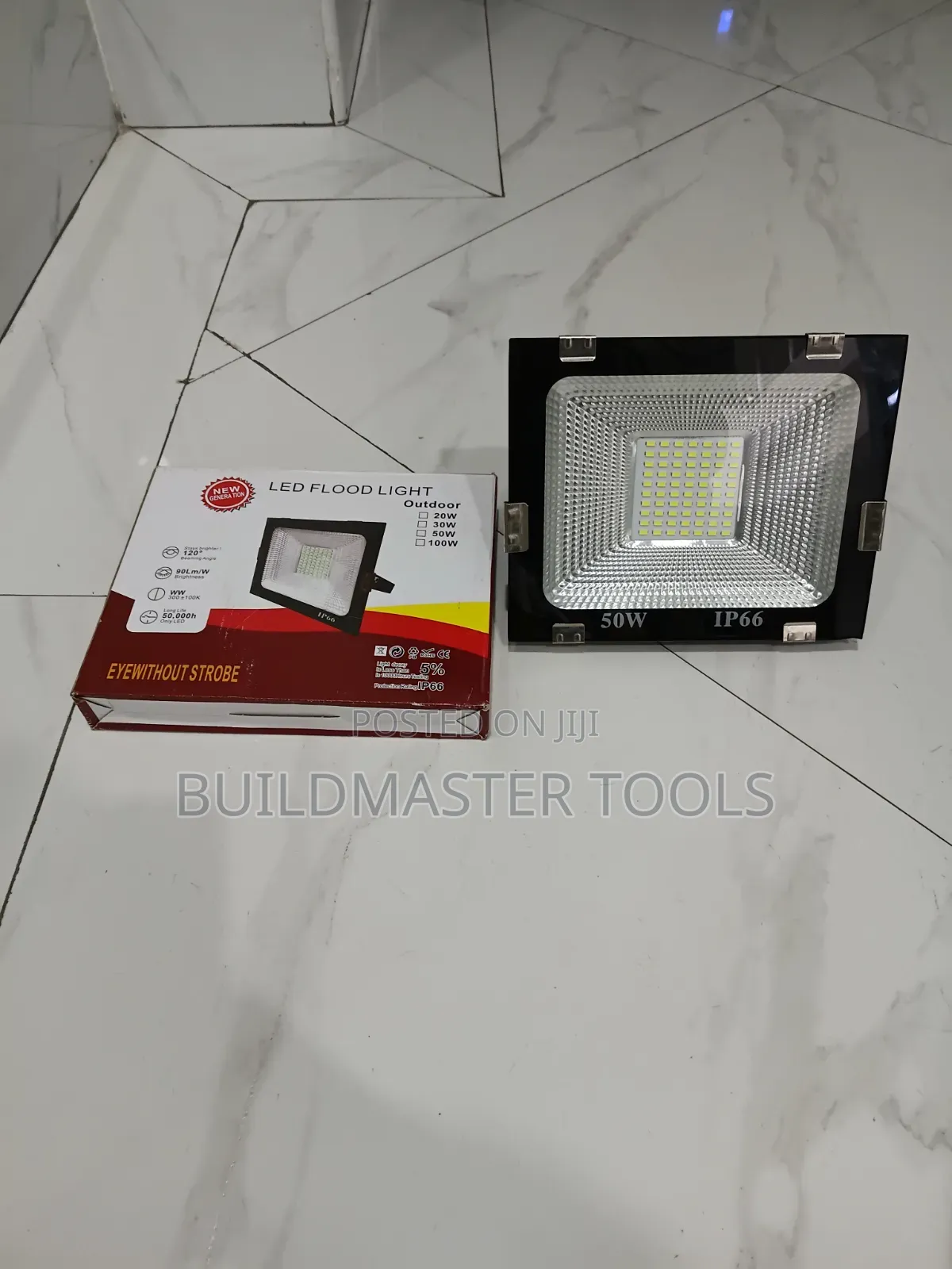 Generic 50w Ip66 Rated Black Led Flood Light