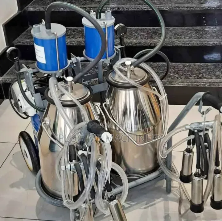 Reliable Milking Machine / New Dairy Farming Double Bucket Machine