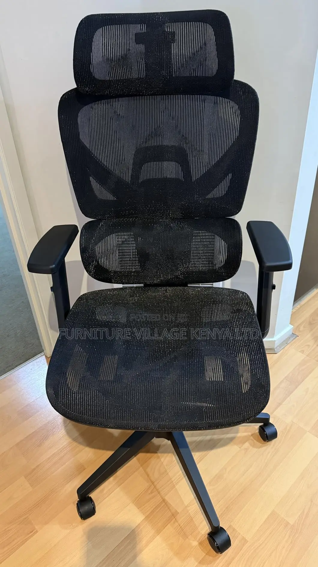 Office Chair: Ergonomic Office Task Chair With Foot Rest.