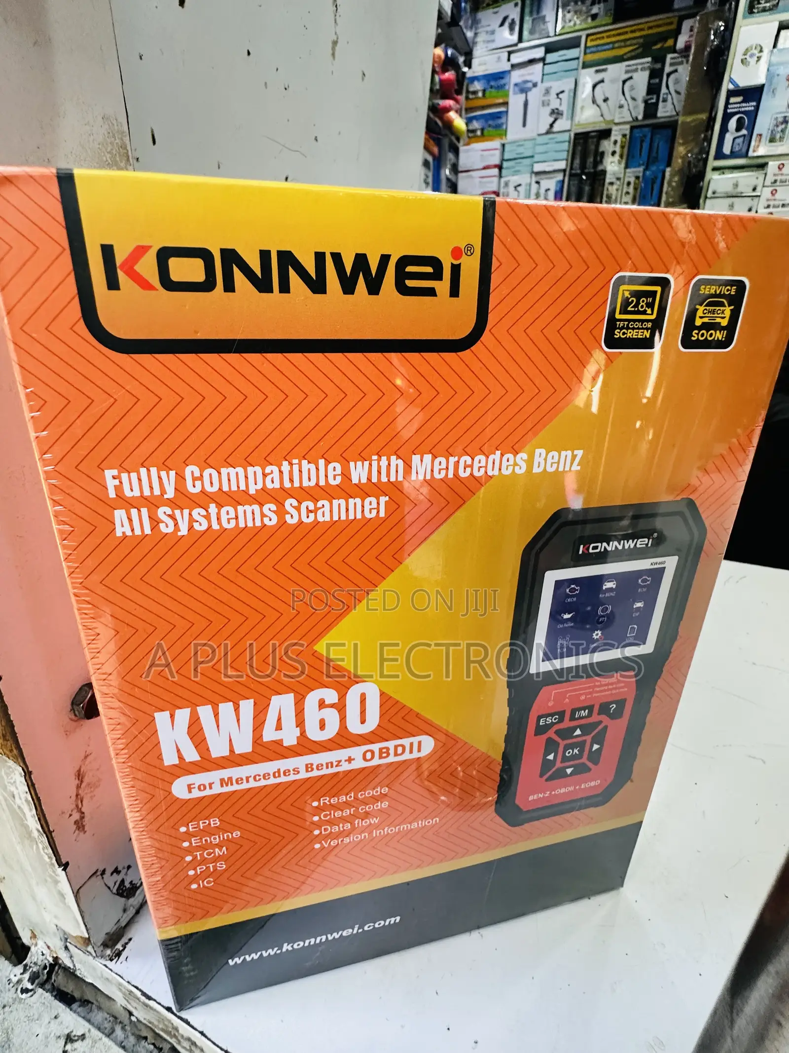 Kw460 Konnwei Obd Scanner (For Mercedes Benz) – Full System Diagnostic