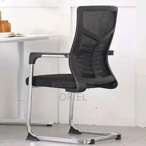 Office Chair : Modern Mesh Visitor Chair With Chrome Frame