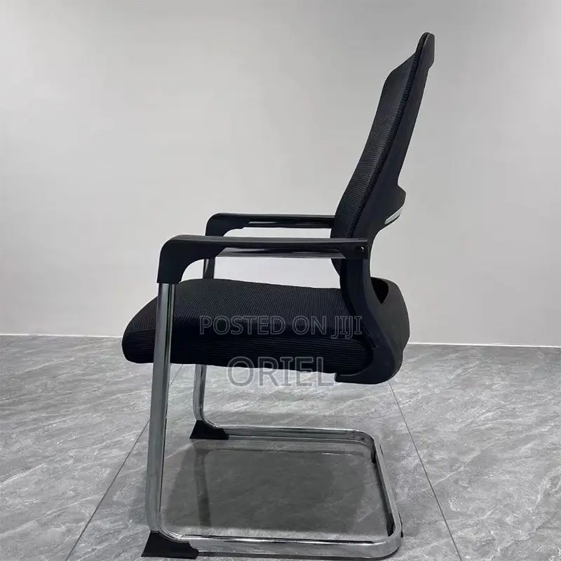 Office Chair : Modern Mesh Visitor Chair With Chrome Frame