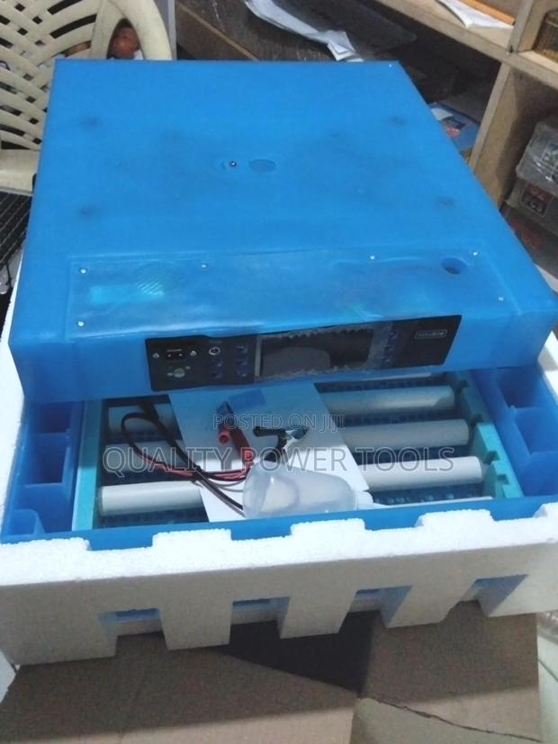 64-egg Capacity Fully Automatic Egg Incubator In Blue. - main view