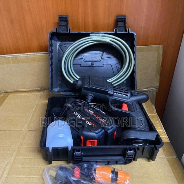2 Battery Cordless Car Wash Machine – Rechargeable High Pressure Water