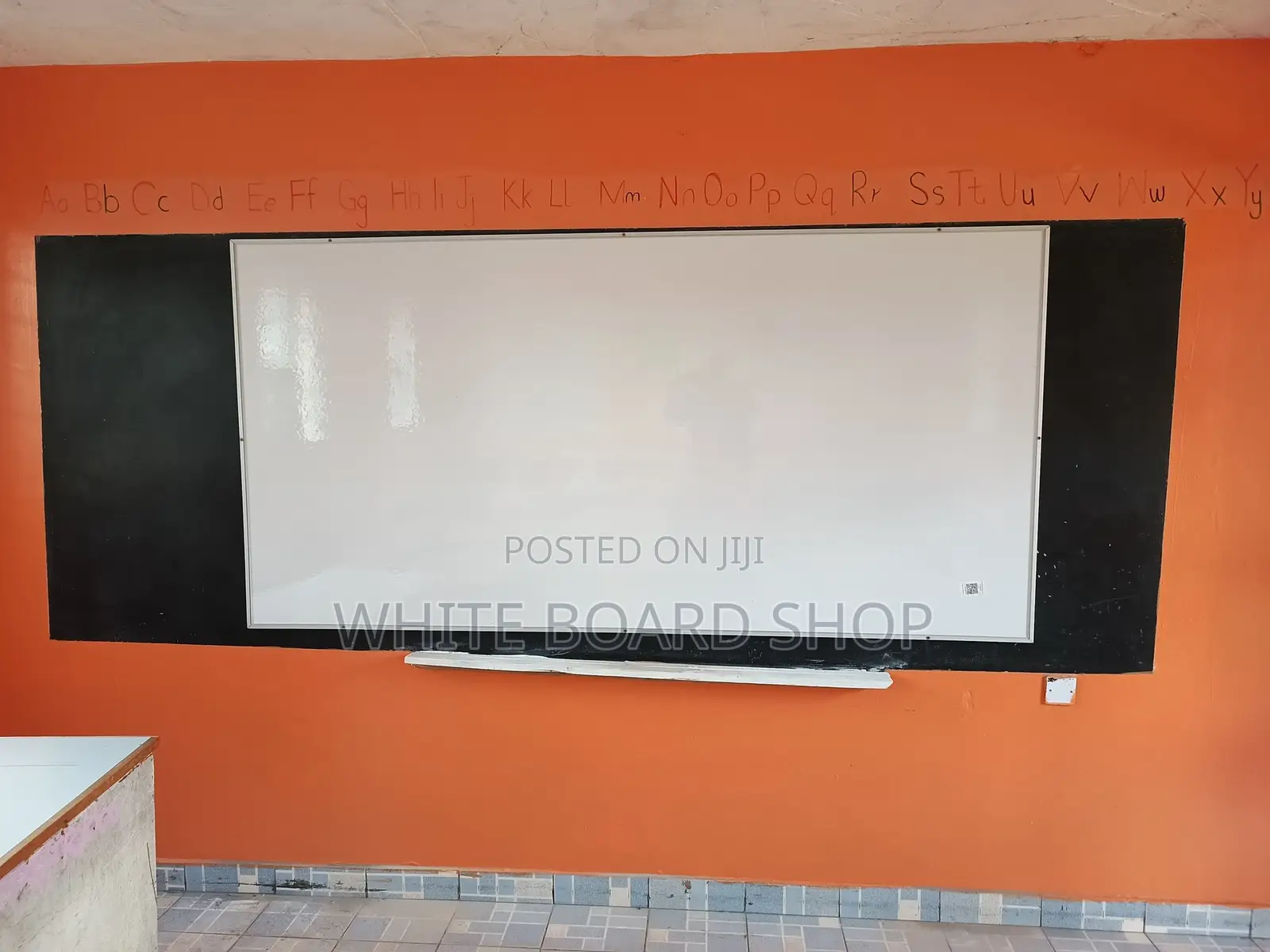 Imported Classroom Whiteboard 2.4m X 1.2m – Full Size Teaching Board