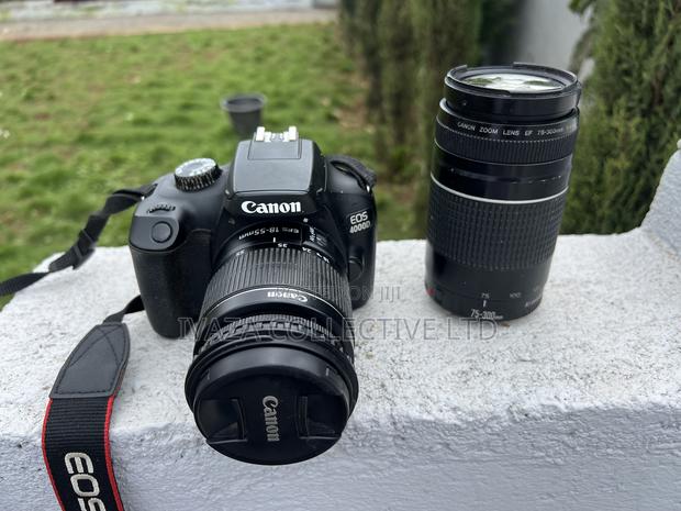 Canon Eos 4000d DSLR Camera With 18-55mm and 75-300mm