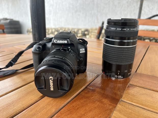 Canon Eos 4000d DSLR Camera With 18-55mm and 75-300mm - thumbnail 8