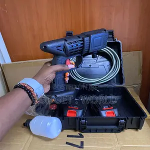 Cordless Water Spray Gun for Car Washing – Rechargeable Machine With 2