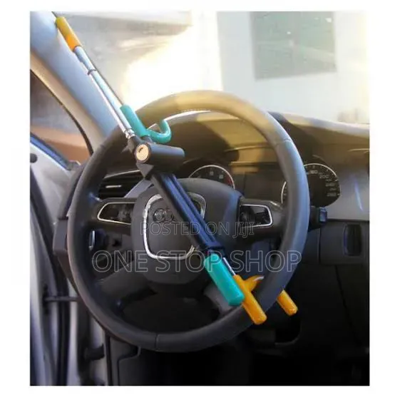 Heavy Duty Anti Theft Steering Wheel Lock Designed to Immobilize Wheel