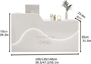 Office Desk : Front Office Reception Desk 1.6m